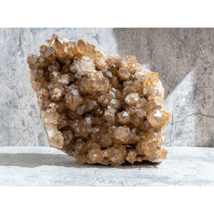 Amethyst Goddess Large 35 lb Kundalini Citrine Cluster Golden Healing Crystal - Museum Quality
