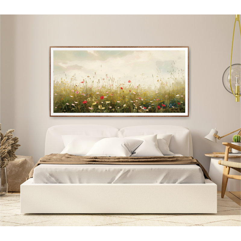 Impression champêtre campagne champêtre, campagne, décor rustique, H 20 po x l 40 po x P 1,5 po, Toile tendue