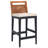 Velga Solid Wood Upholstered Counter Stool -1908621500
