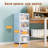 4 Tier Stackable Plastic Storage Bins with Lid and Wheels - 23 QT Closet Organizers and Storage, Foldable Storage Containers, Organization and Storage Boxes for Craft, Home, Pantry, Dorm-14259643