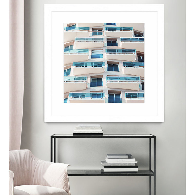 'Balconies' by Pexels - Picture Frame Print on Paper