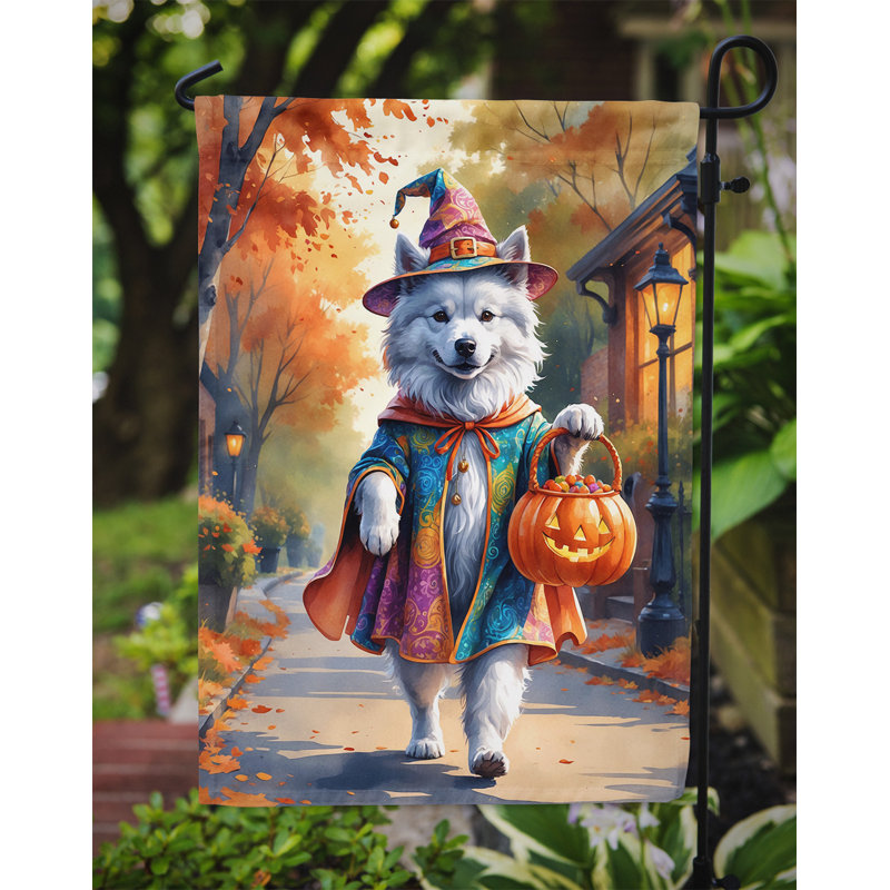 Drapeau du jardin Mastiff, Samoyède