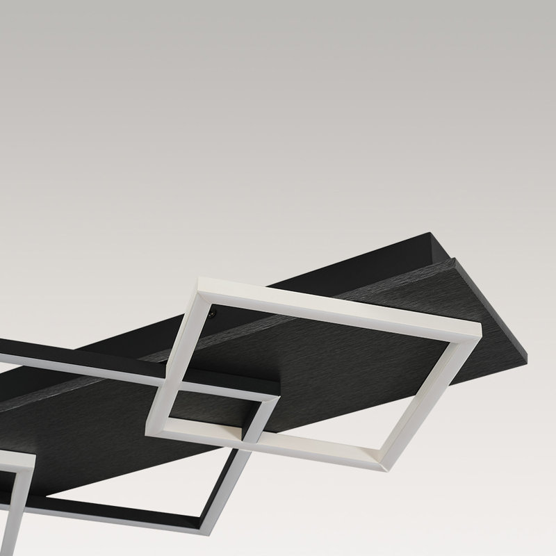 Plafonnier encastré 3 lumières DEL