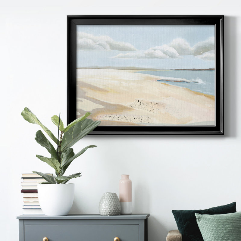 Toile de qualité supérieure Sandy Getaway II, prête à être accrochée, H 18,5 po x l 24,5 po x P 1 po