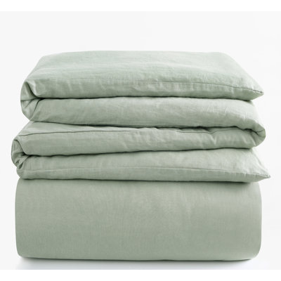 Frazier Modern & Contemporary 100% Linen Duvet Cover