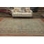 Tapis traditionnel rétro en laine vert menthe 6 x 9