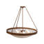 Luminaire suspendu bol simple 6 lumières Dionne