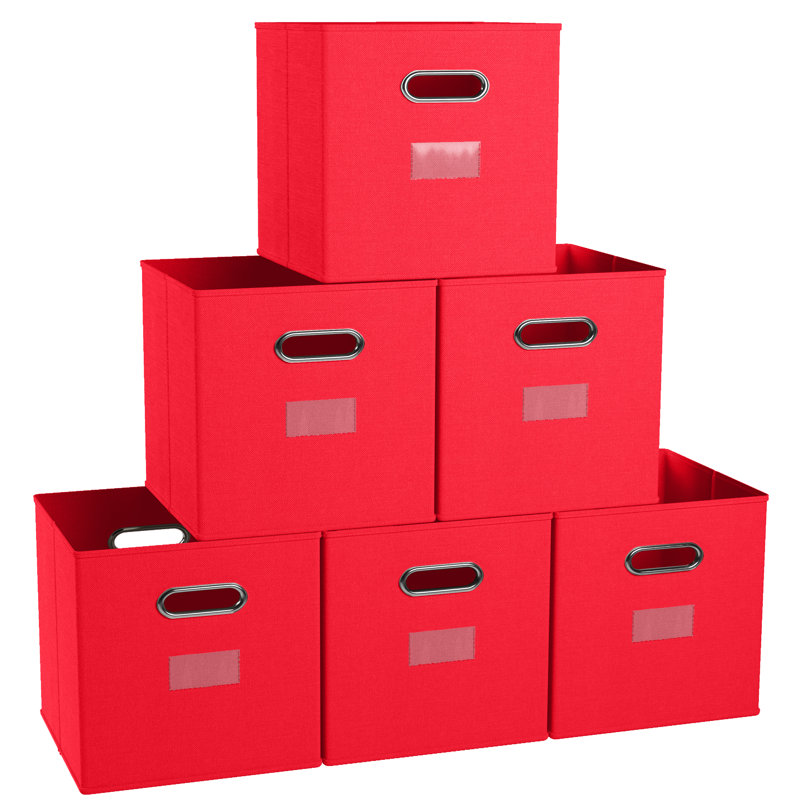 Rebrilliant Decorative Bin, Red