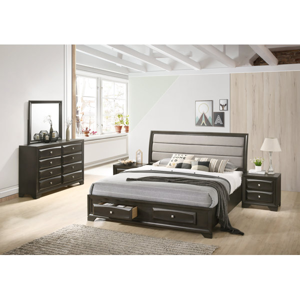 Winston Porter Beagan Upholstered Platform Bedroom Set & Reviews | Wayfair