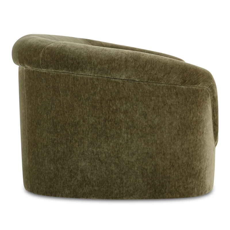 Arthur 109'' Velvet Upholstered Sofa, Dark Green