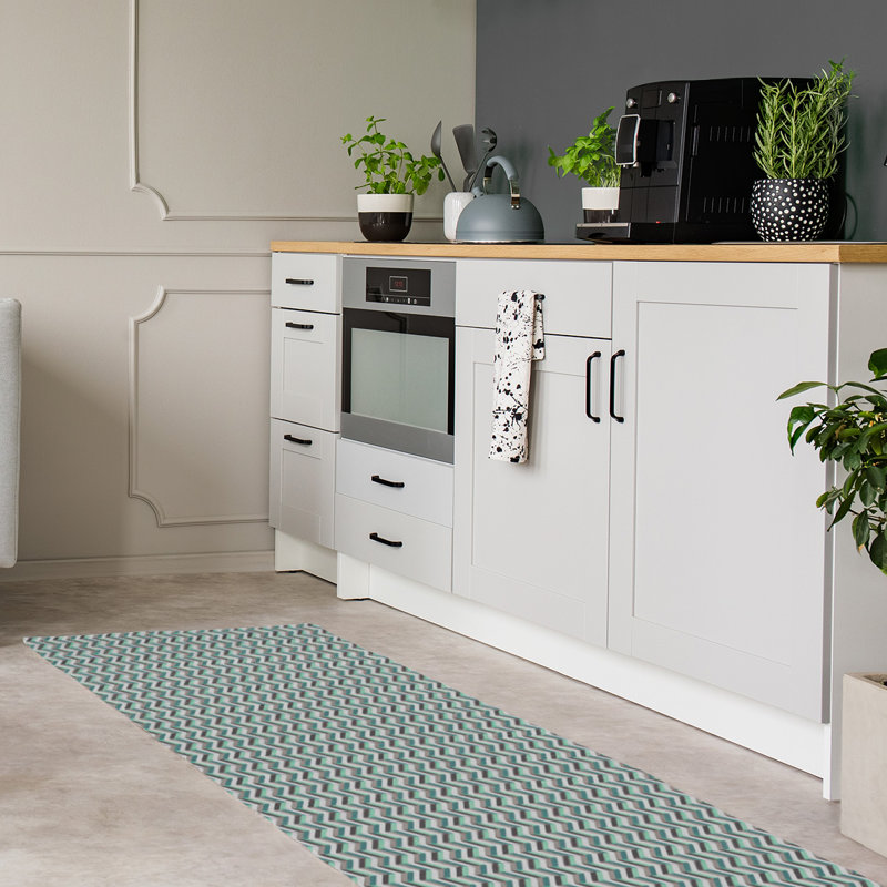 Chenille Chevron Indoor Rug, Runner 2'6" x 8'