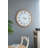 Grant Oversized Wall Clock with Wood Frame