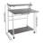 31.5" 3-Tier Rolling Computer Desk Modern Simple Computer Desk Flexible Home Office Desk Anti-Slip Free Standing-1042422740-1042422746