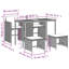 Patio Dining Set with-745416425