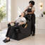 Ensemble fauteuil de shampoing haut de gamme, bac à shampoing et fauteuil pour salon de coiffure, fauteuil de shampoing professionnel avec coussin et éponges à mémoire de forme, bac à shampoing pour salon de coiffure-1313420506