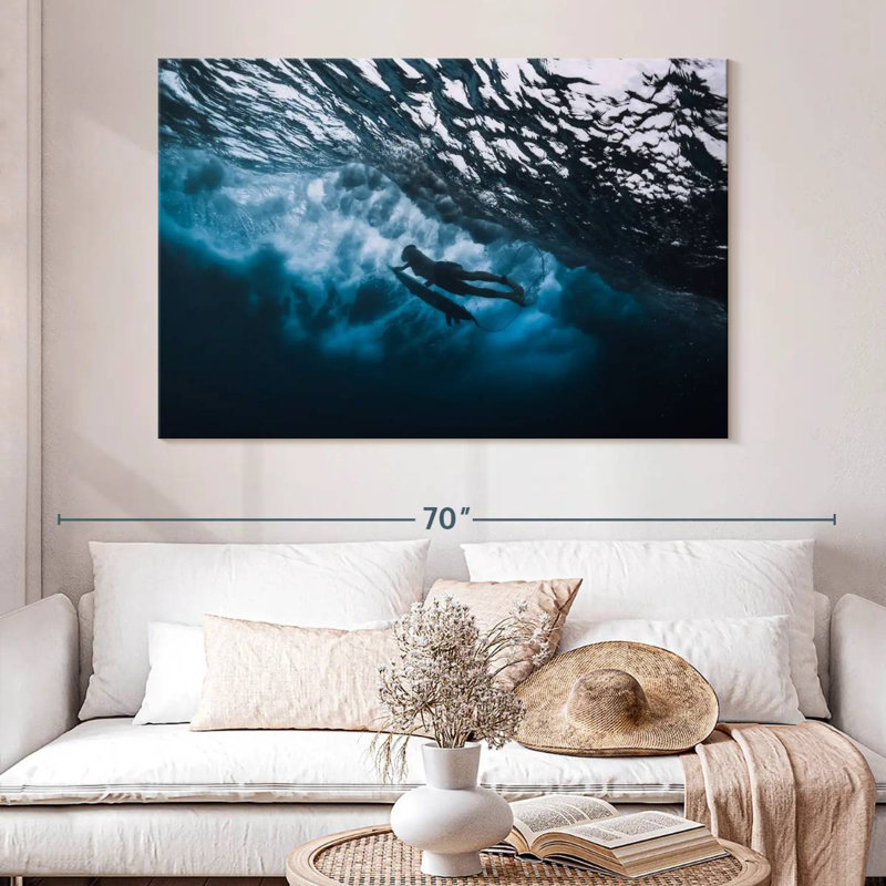Senne Surfer Dive, 34" H x 51" W
