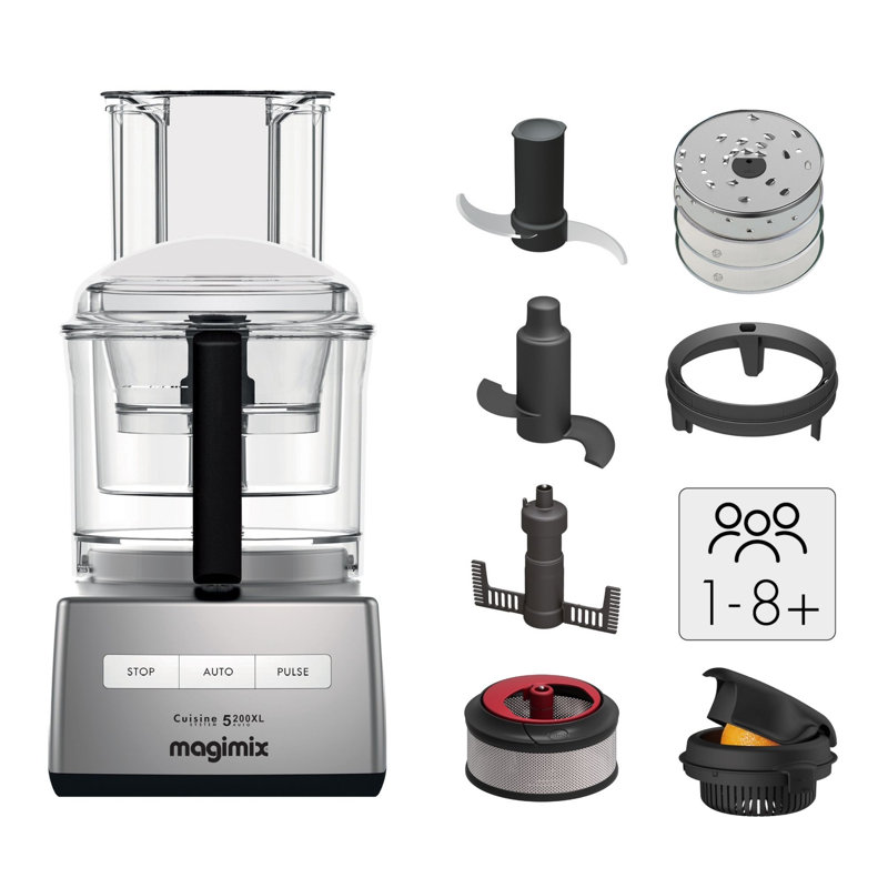 Magimix 5200XL Premium Food Processor, Satin