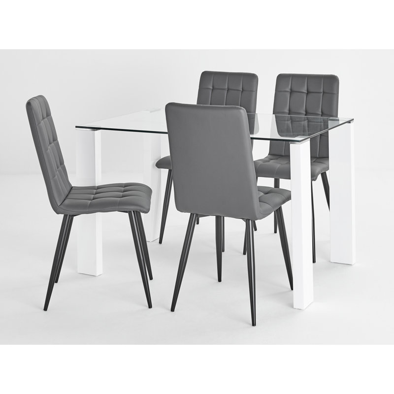 Upson 4 - Person Dining Set