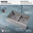 Karran Farmhouse Apron Front Quartz Composite 34'' X 21-1/4'' 50/50 Double Bowl Kitchen Sink-35699279