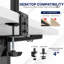 Single Monitor Extra Tall Desk Mount