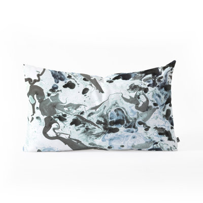 Coussin lombaire intérieur/extérieur avec un terrain en marbre amy sia