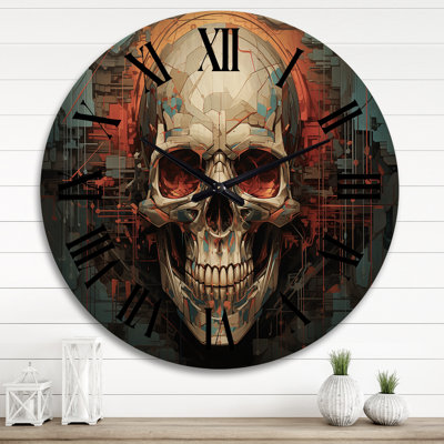 Horloge murale en bois massif Patillo