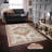 Stylish Woven Carpet, 4 x 6 Feet, 100% Polyester | Antibacterial, 3D Digital Printing, Non-Slip PVC Felt Dot Underside | Machine Washable, 0.4 in Pile Height, Perfect for Living Room & Bedroom Decor-649180570