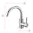 Louis Single-Hole Single-handle Bathroom Faucet-95236159
