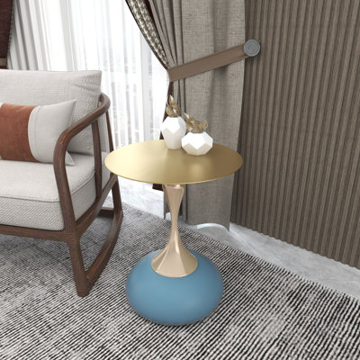 Table d'appoint en acier inoxydable Kalup