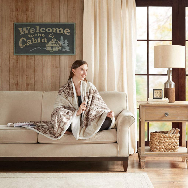 Couverture Burlington, Beige