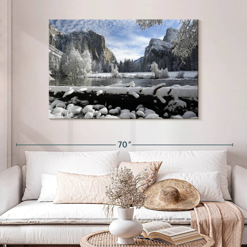 Alvord Yosemite Winter Wonderland, H 32 po x l 48 po