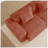 Urban Ins 138.58" W x 59.84" D x 31.1" H 4-Seat Velvet French Piping Modular Sectional Sofa