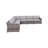 Ensemble de conversation pour 6 personnes avec coussins Biles Wicker-343274347