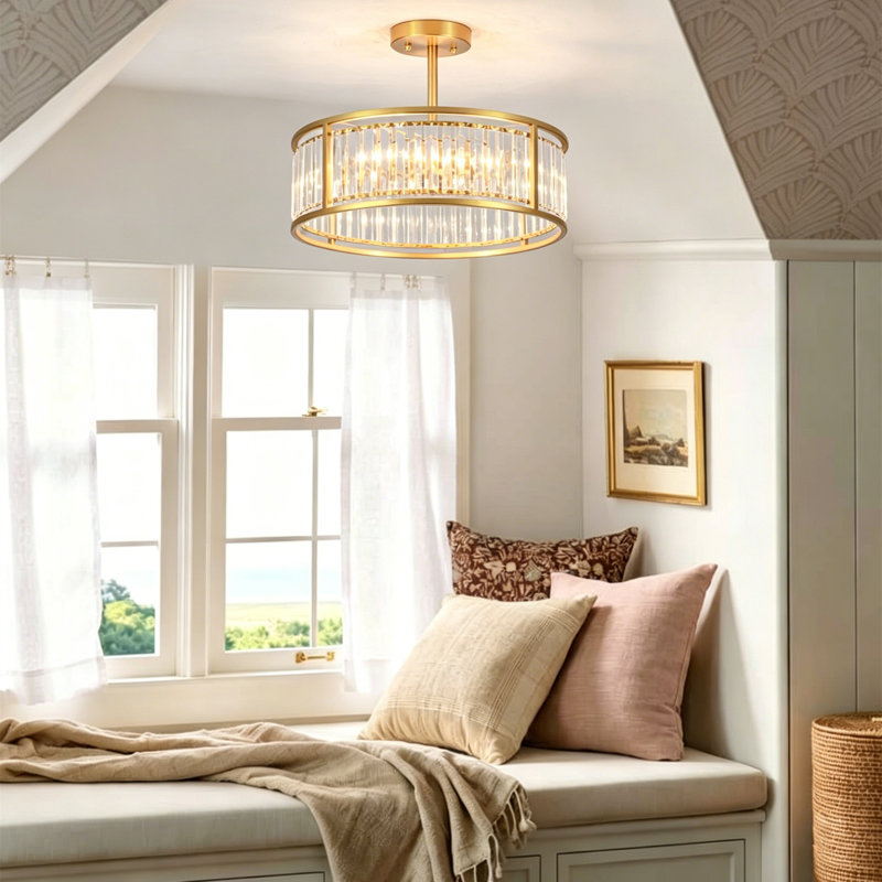 Elonso Flush Mount, Gold