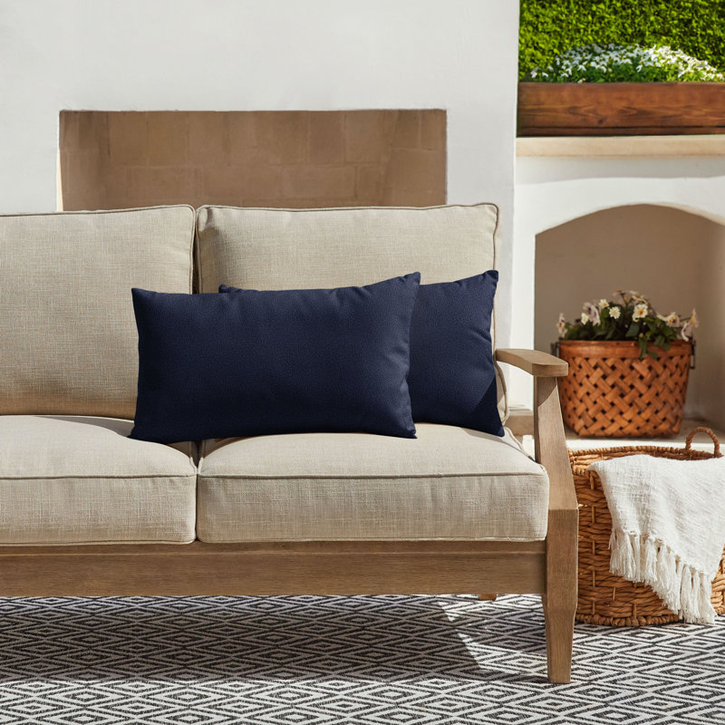 Coussin décoratif, 14"H x 24"W, Snow, Rectangular