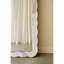 Deniz 35 in. x 79 in. Natural Stone Marble Scallop Framed Mirror