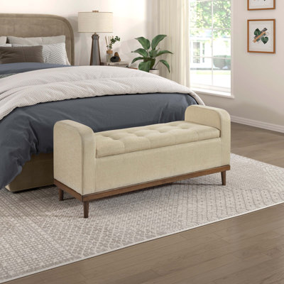 Banc de rangement Mid-Century
