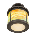 Arts and Crafts 4 - Light Semi Flush Mount