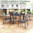 Betancur Rectangular 4 - Person Outdoor Dining Set - Extendable Aluminum Table, 4 Armless Chairs-676835659