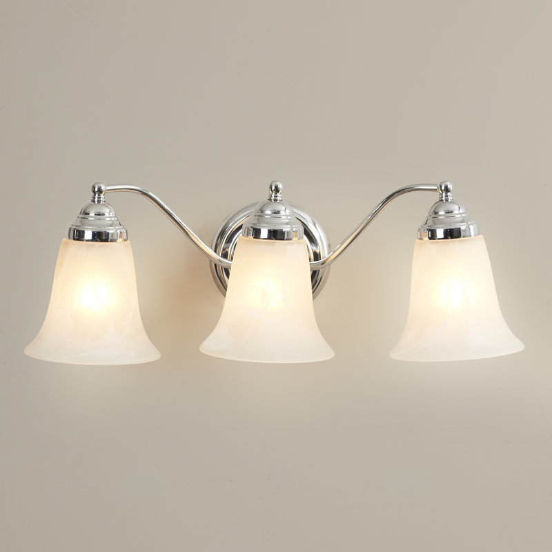 Éclairage pour salle de bain 3 lumières , Chrome