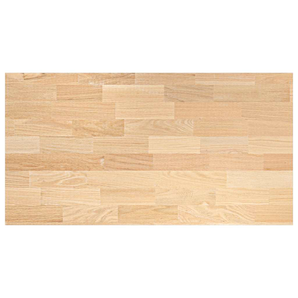 Vidaxl (120 X 63.5 X 2.7 Cm) Kitchen Worktop 60X63.5x4 Cm Solid Wood Oak Rectangular Worktop - Image 2
