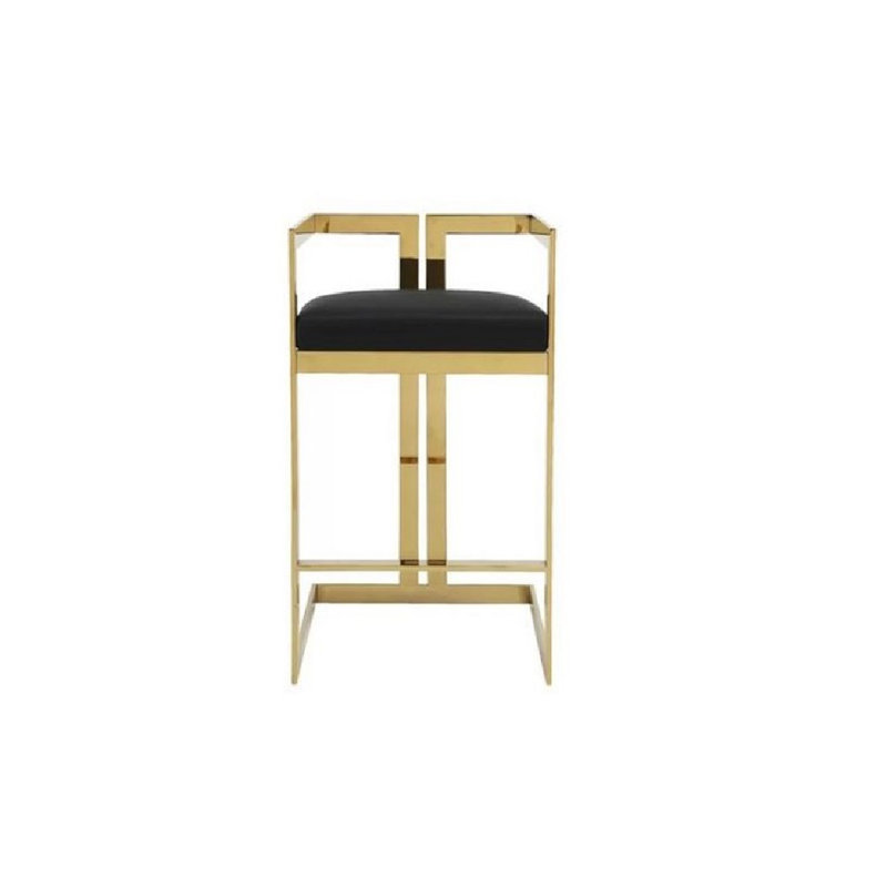 Tabouret Harvey, Or, Noir