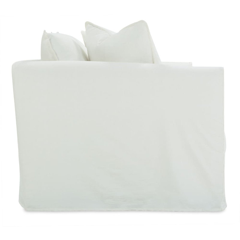 Alana Slipcovered Sofa, Chalk White Linen