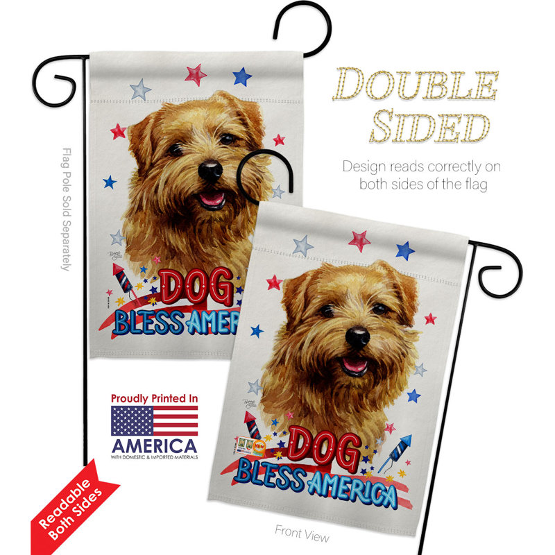 Double Sided Polyester Animal, 18.5" H x 13" W
