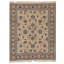 Hand Knotted Wool Oriental Area Rug in Ivory And Rose