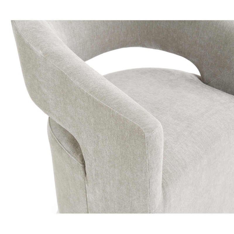 Chaise avec accoudoirs de style contemporain