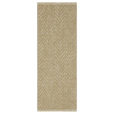 Jute/White Indoor/Outdoor Area Rug