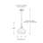 1 - Light Gold Single Pendant-56084785