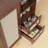 Rattan Buffet Cabinet With Drawers And Adjustable Shelf, Sideboard Storage Cabinet-833155827