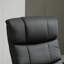 Fauteuil inclinable de massage avec repose-pieds, fauteuil inclinable pivotant et repose-pieds, fauteuil inclinable en similicuir avec télécommande, 10 points de vibration et poche latérale